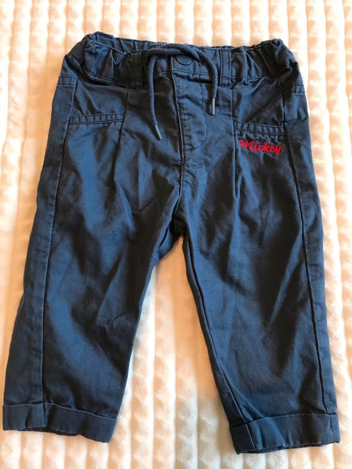 Pantalon Disney baby, Mickey, 9 mois