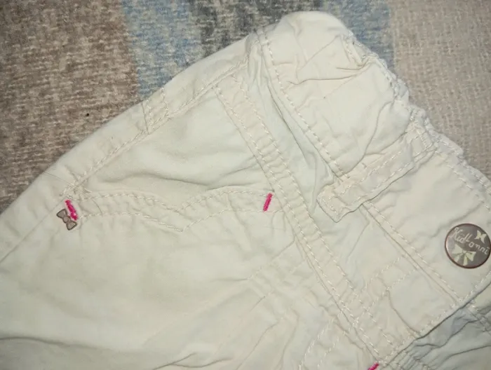 Pantalon en toile beige Kiabi taille 24 mois - photo numéro 5