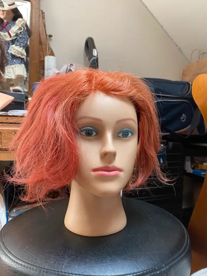 Tete coiffure coloré entraînement