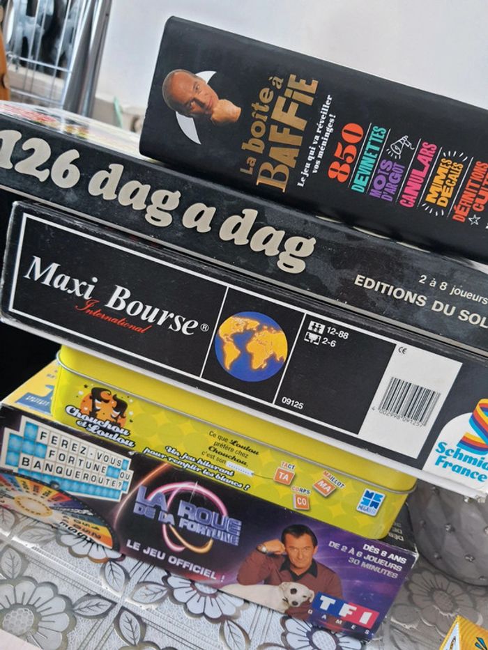 Lot 5 jeux de société