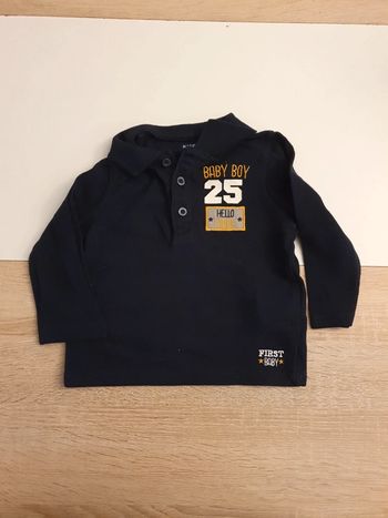 Polo manches longues neuf Kiabi 12 mois