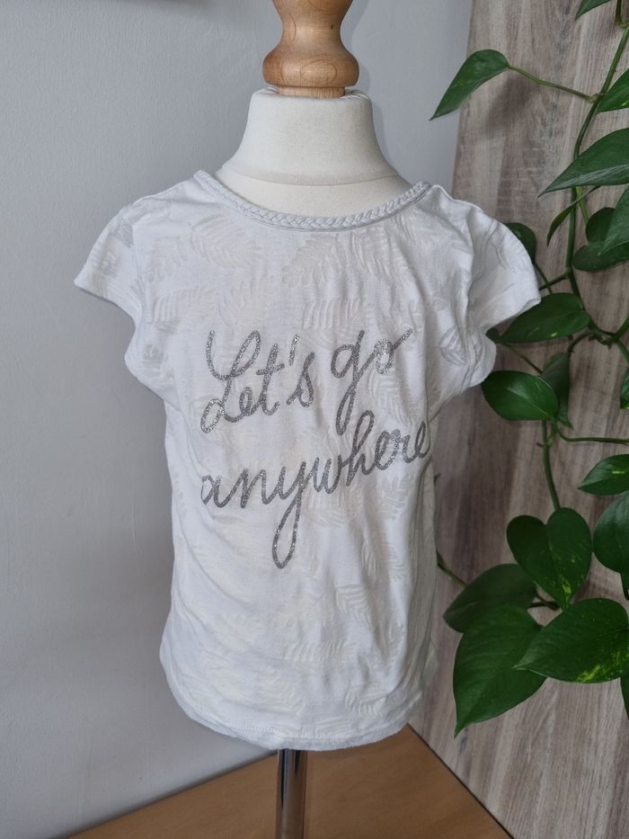 T-shirt motifs feuille TAO 6 ans