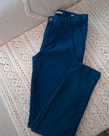 Pantalon bleu carott Zara