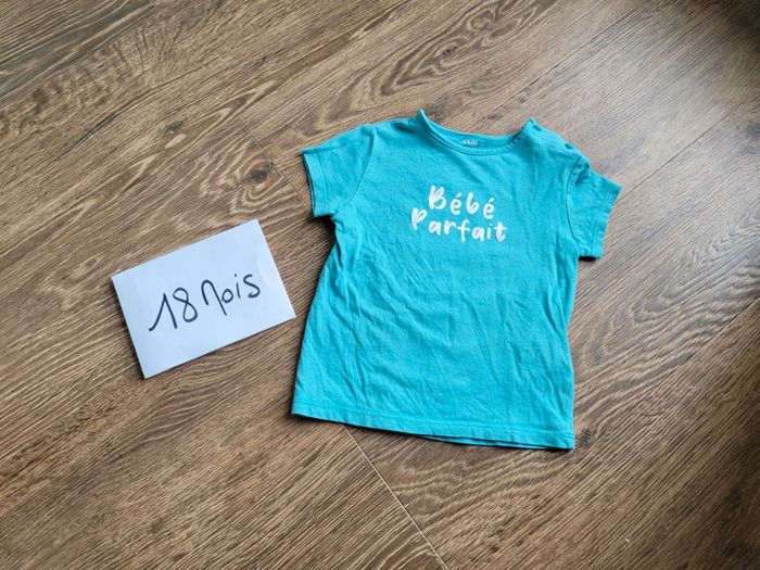 Tee-shirt manches courtes neuf Kiabi 18 mois