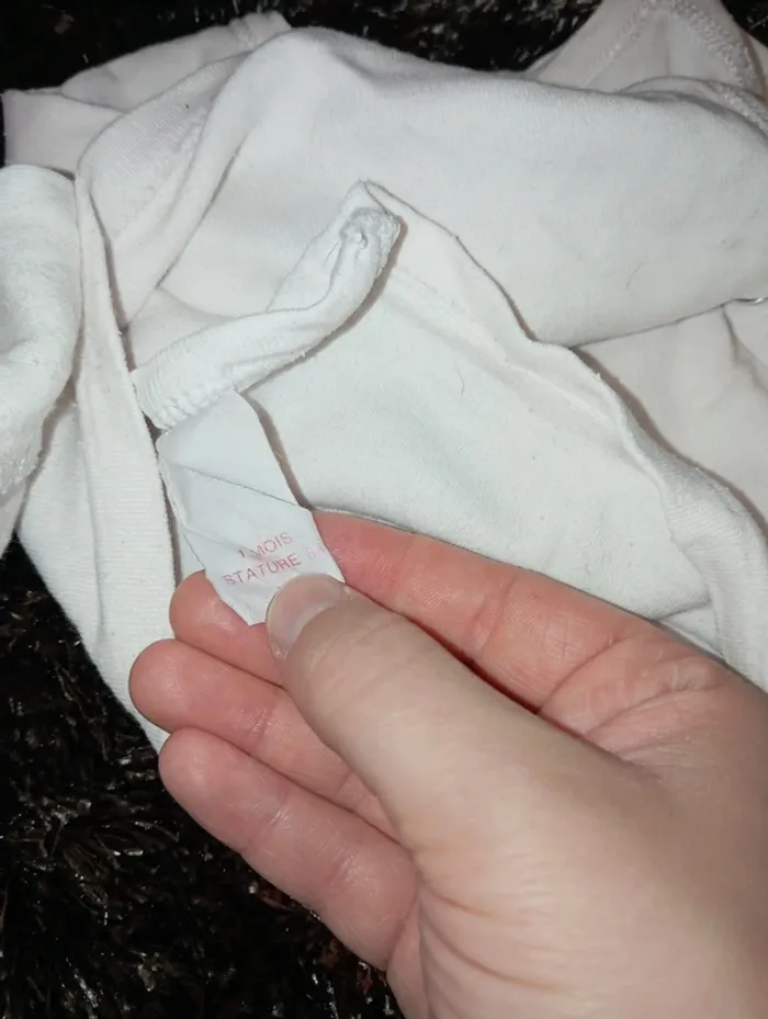 Lot 2 gilets cache cœur en coton 1 mois - photo numéro 4