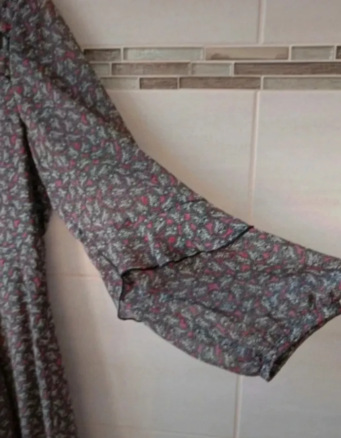 Robe One Step gris rose t.M - photo numéro 3