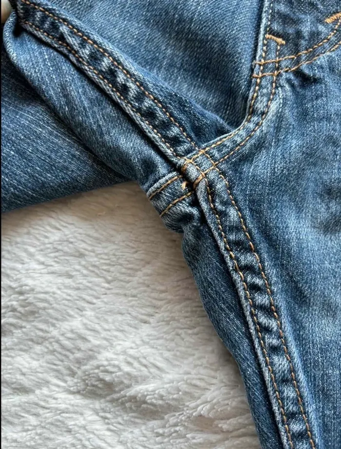 Jean Levi’s 559 Homme XL 46/48 W36 L36 bleu Relaxed straight droit Mexique 00s y2k grande taille - photo numéro 6