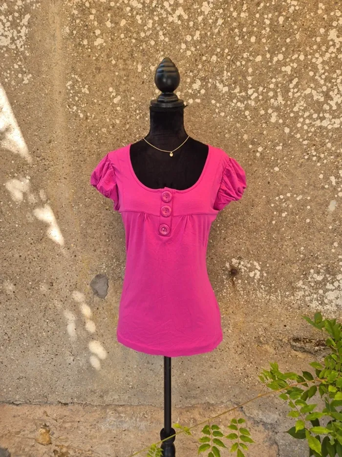 T-Shirt Phildar Rose Fuchsia T.36