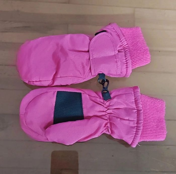 Gants / Moufles fille Rose - photo numéro 2