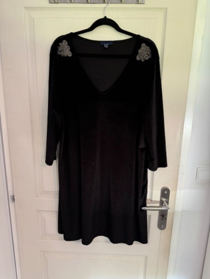 Robe velours noir