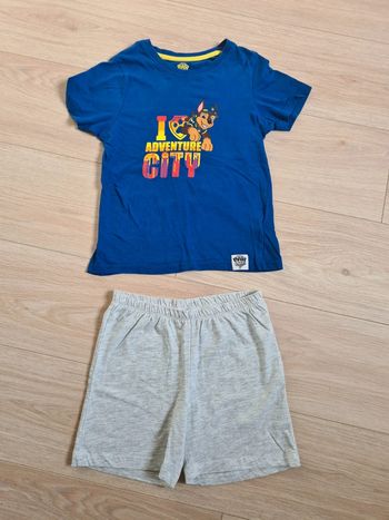 Tee-shirt et short Pat patrouille 6/8 ans
