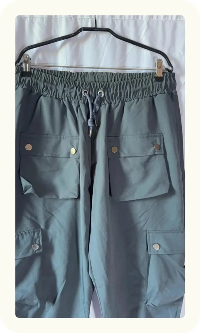 Pantalon cargo jambes larges léger homme Ikao Taille XXL - photo numéro 2