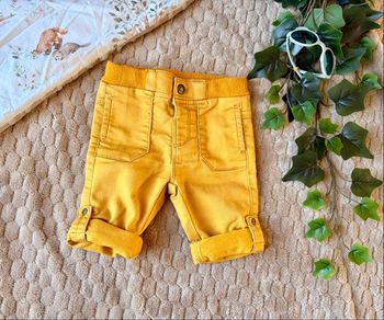 Short bébé Grain de Blé 6 mois jaune été mixte #angeliquemfe6mois