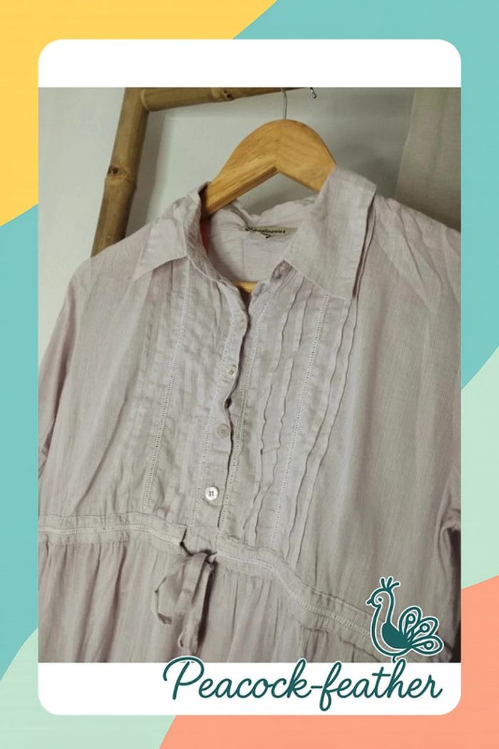 Tunique robe stradivarius rose 40 neuve - photo numéro 2