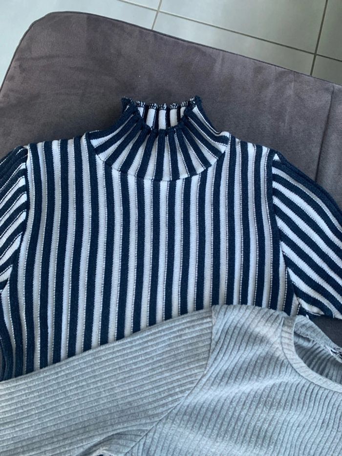 Lot 2 hauts côtelés - photo numéro 3