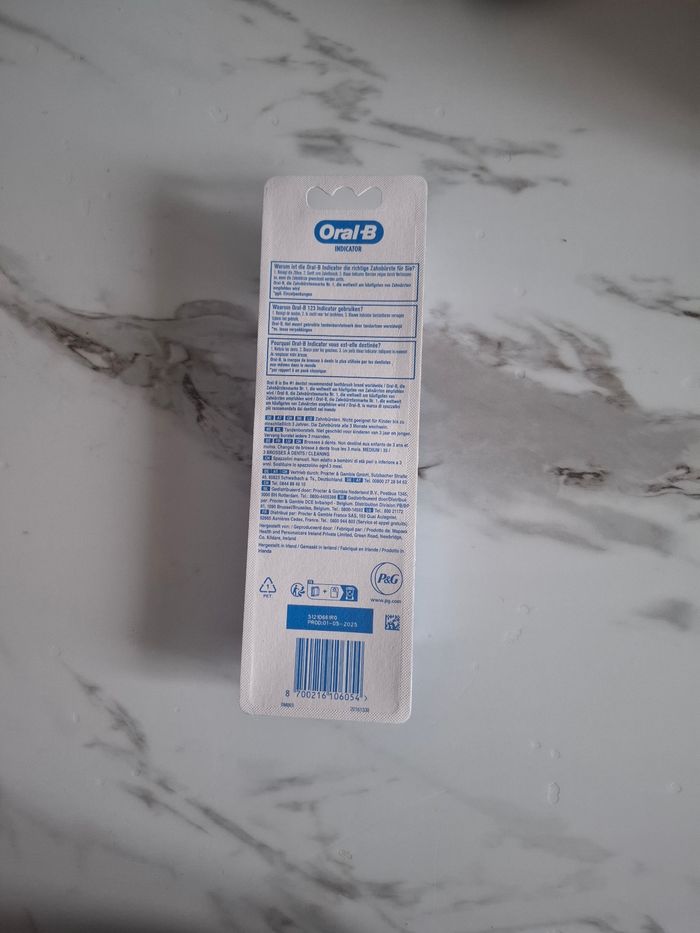 Brosse à dent oral-b indication - photo numéro 2