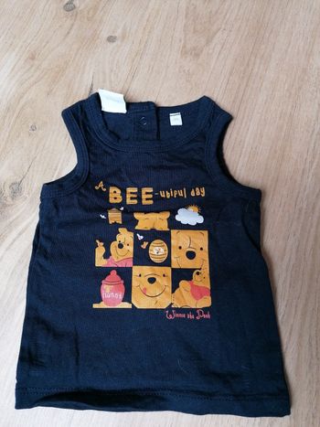 Débardeur neuf winnie disney 3mois