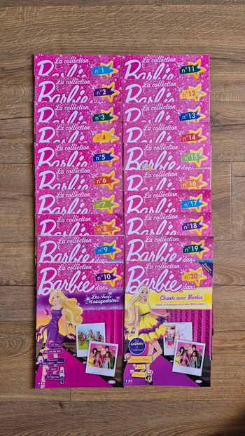 Collection complète de magazines barbie