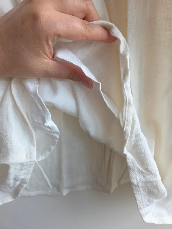Blouse majolica blanche taille L - neuve avec étiquette - photo numéro 7