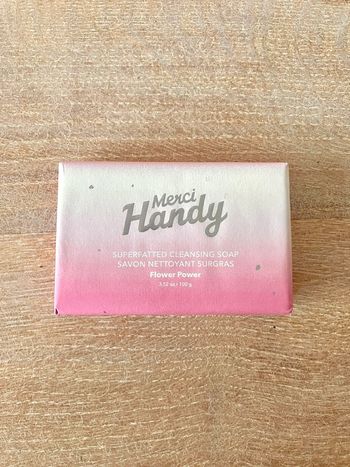 Merci Handy savon nettoyant surgras Flower power neuf
