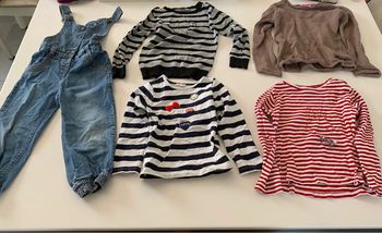 Lot Salopette et pulls légers 4ans