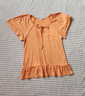 Tunique orange – Taille 42/44 – David Filo – Bon état