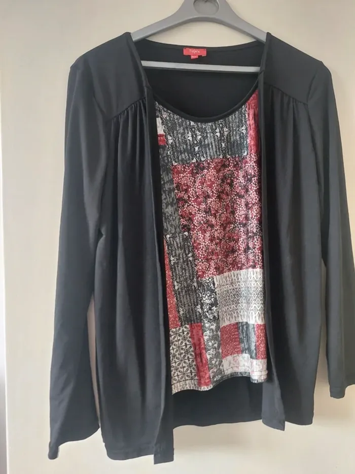 Chemisier veste intégré