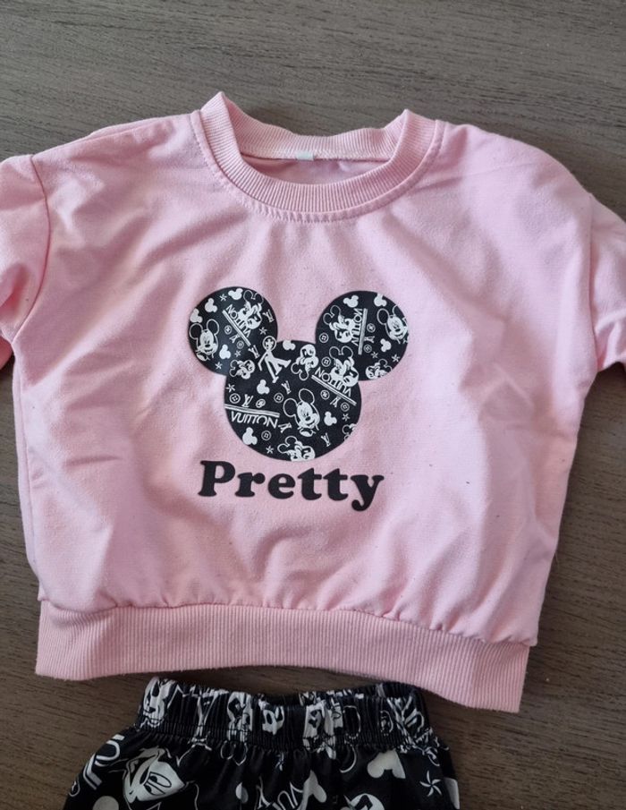 Pyjama long motif Mickey - photo numéro 2
