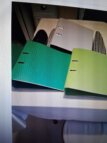 Lot de 3 grands classeurs 