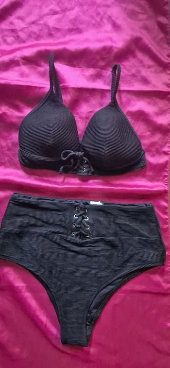 Maillot de bain 2 pièces Calzedonia noir neuf t M