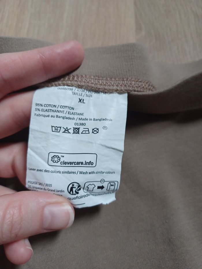 Short legging cycliste marron clair - photo numéro 3