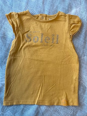 T-shirt MC soleil 24 mois