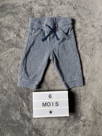Jogging fine rayures 6 mois