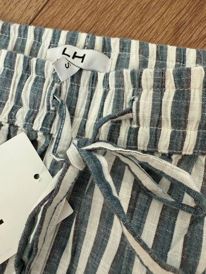 Pantalon La Halle rayé en S NEUF - photo numéro 2