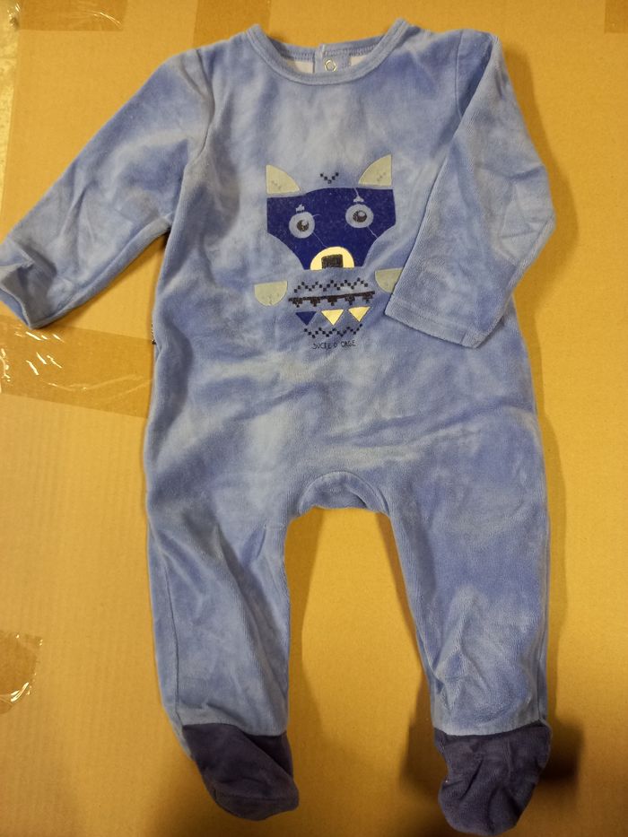 Pyjama velours 12 mois