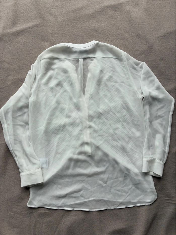 Chemise femme transparente blanche Sandro taille 1 en parfait état - photo numéro 13