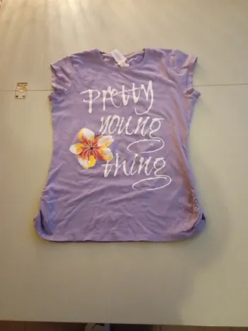 t-Shirt c&A violet 158 164 cm