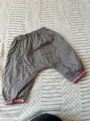 Pantalon sarouel fille 12 mois