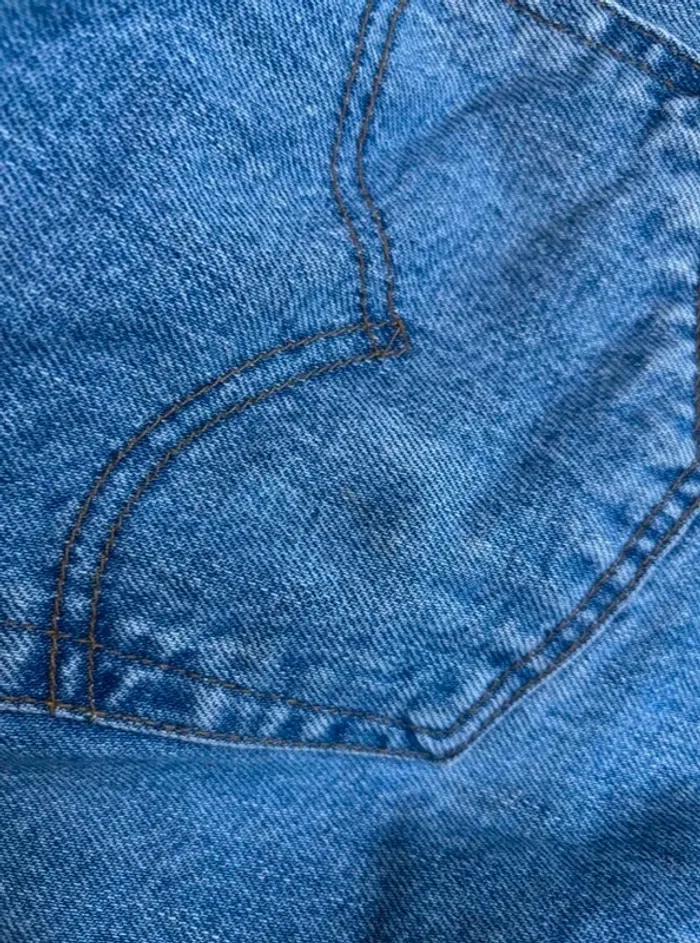 Jean Levi’s femme unisexe 505 Regular Fit straight droit taille haute 6XL/52 Bleu Mexico rare - photo numéro 16