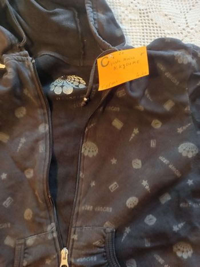 gilet fille 16 ans noir imprimé - photo numéro 2