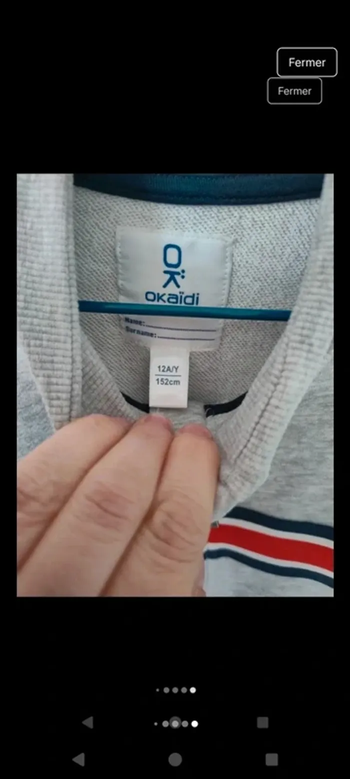 Gilet garçon zippé - photo numéro 8