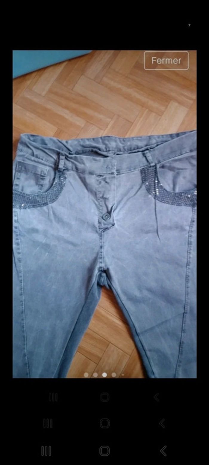 Pantalon jean s léger femme - photo numéro 3