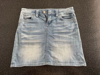 Camaïeu - jupe jean clair T38