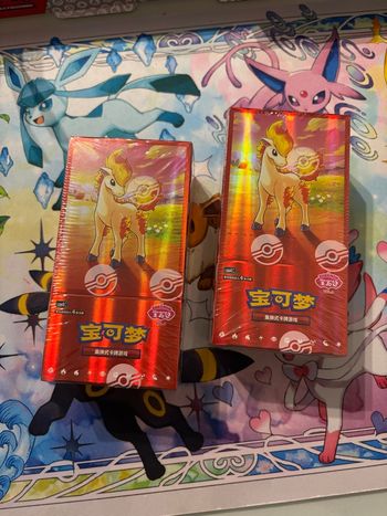 Pokémon - 2 x Display Gem Pack Vol 4 CBB4C Ponyta NEUF