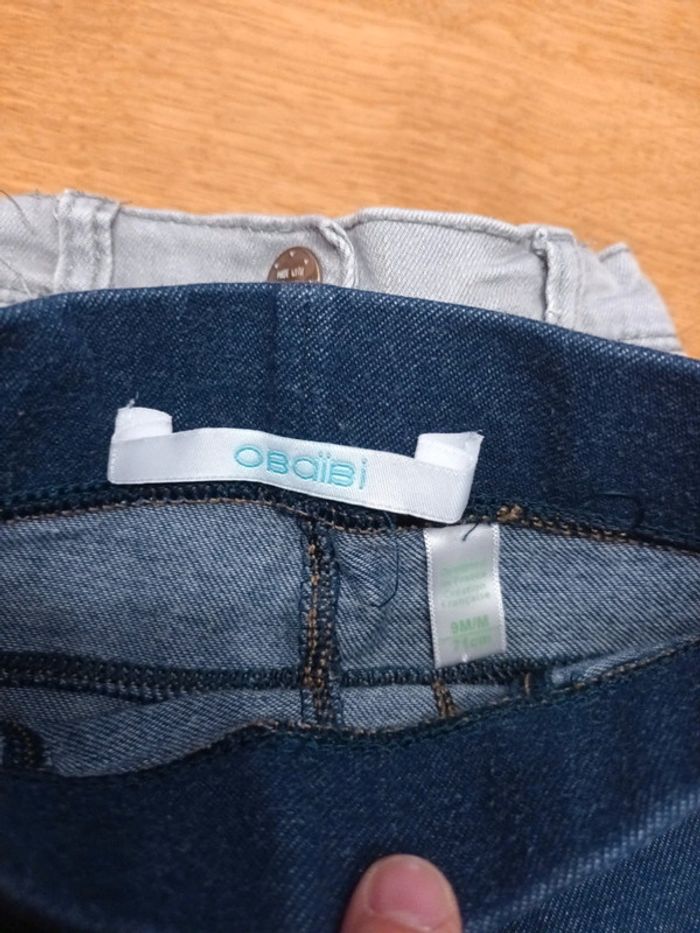 Lot de 3 pantalons 6 et 9 mois - photo numéro 2