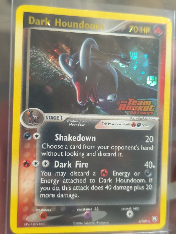 Carte Pokémon Dark Houndoom holo Ex Team Rocket Return STAMP - photo numéro 10