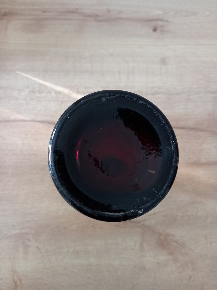 Bouteille ancienne en verre brun. - photo numéro 6