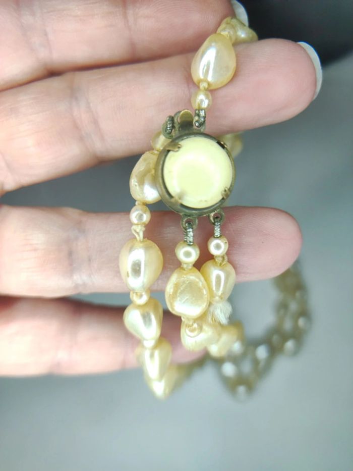 Collier vintage perles - photo numéro 3