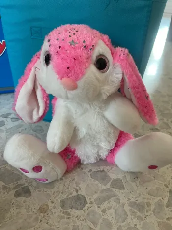 Peluche Lapin rose