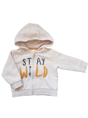 Tex Baby - Gilet manches longues, avec capuche, fermeture zippée (9 mois)